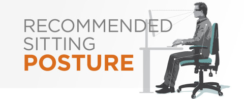 Landing recommended sitting posture