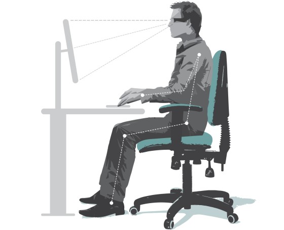 Recommend sitting posture