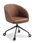 Aria_4-Star Swivel_Black_Eastwood Tan