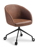 Aria_4-Star Swivel_Black_Eastwood Tan