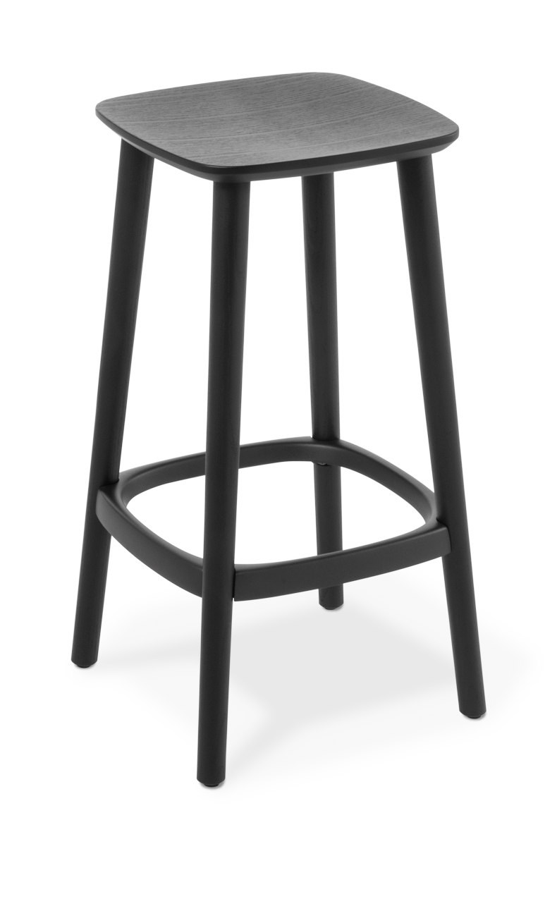 Babila Kitchenstool Black Stained Ash