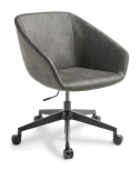 Barker_5-Star Swivel_Black Frame_Eastwood Slate