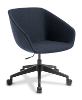 Barker_5-Star Swivel_Nylon_Black Frame_Flax Tower