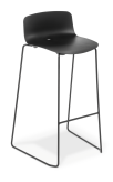 Coco_Bar Stool_Black_Black Frame