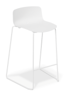 Coco_Kitchen Stool_White_White Frame