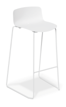 Coco_Bar Stool_White_White Frame