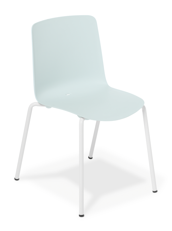 Coco 4-leg Light Blue White Frame