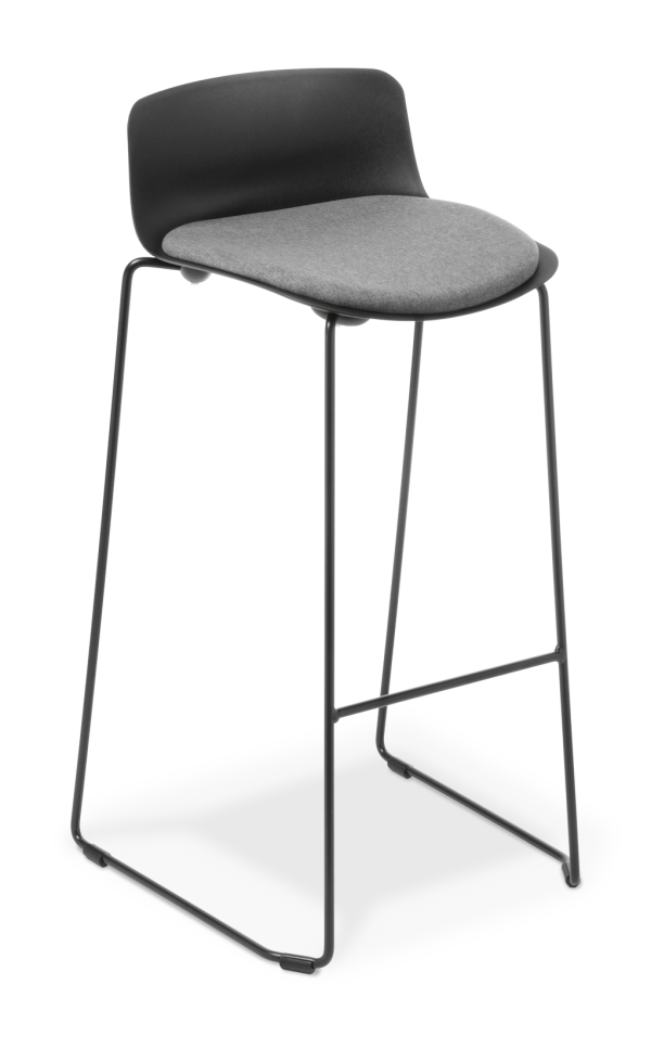 Coco Barstool Black Black Frame Seat Uph Momentum Pace