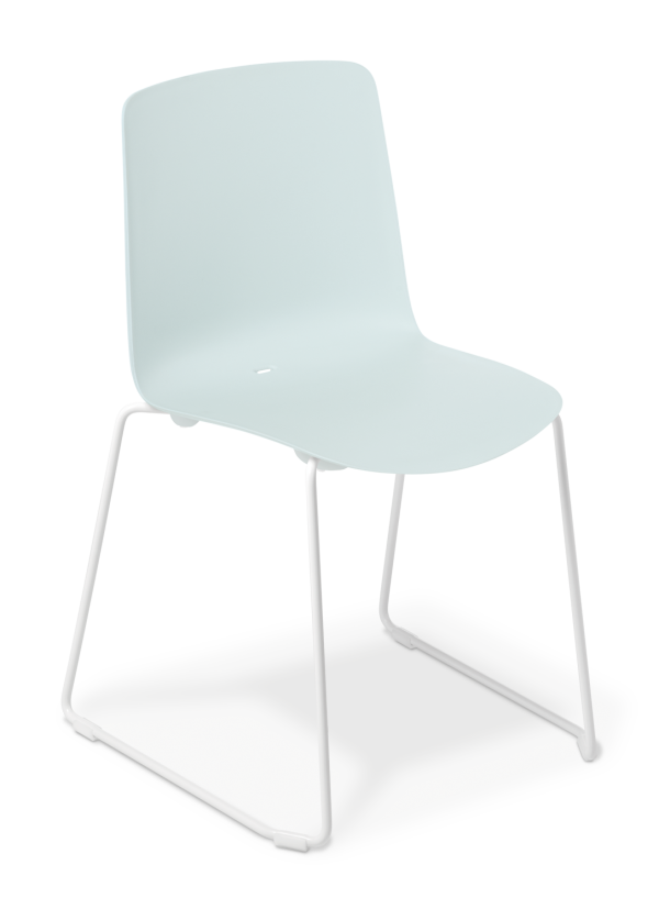 Coco Sled Light Blue White Frame