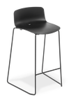 Coco_Kitchen Stool_Black_Black Frame