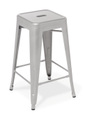 Industry_Kitchen Stool_Silver