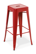 Industry_Bar Stool_Red