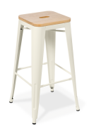 Industry_Bar Stool_White_Ash Timber Top