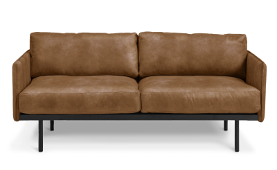 Leo 2 seater Eastwood Tan front 2