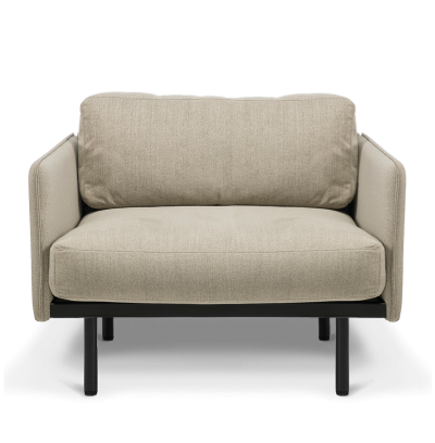 Leo Chair Oatmeal front 2