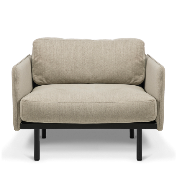 Leo Chair Oatmeal front 2