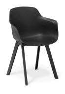 Loria_Armchair_4-Leg_Black
