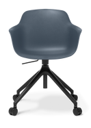 Loria_Armchair_Swivel_HA_Castors_Navy