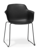 Loria_Armchair_Sled_Black