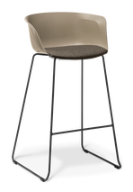 Loria_Bar Stool_Taupe_Seat Pad_Octavious Cocoa