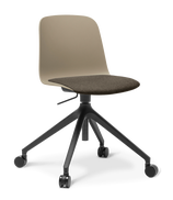 Loria_Swivel_HA_Castors_Taupe_Seat Pad_Augustus Fudge