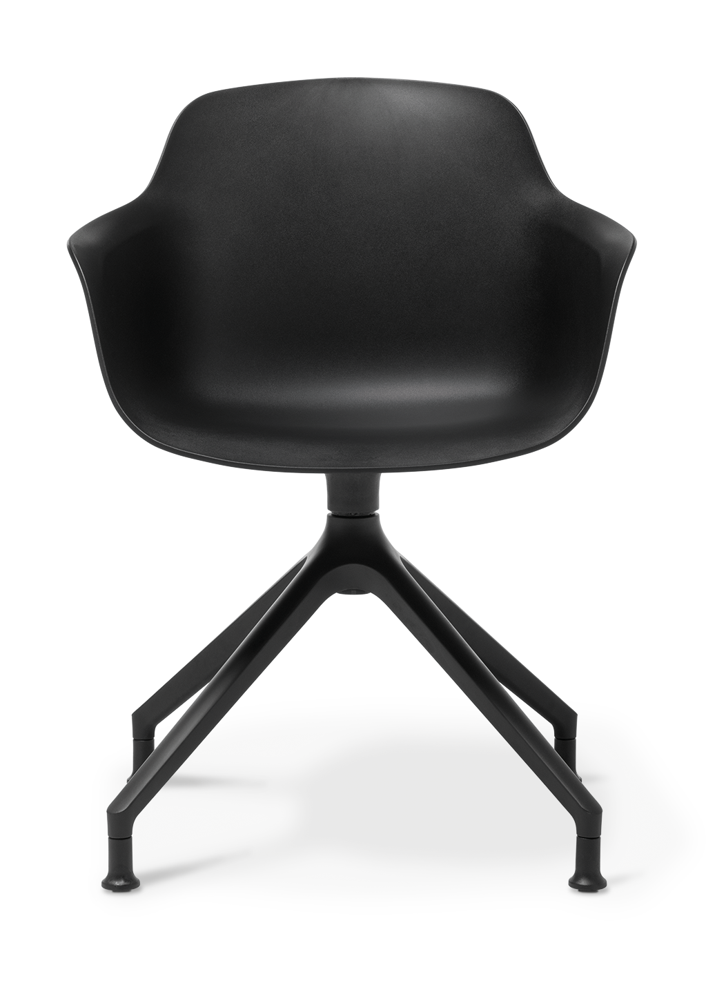 Loria Armchair Swivel Glides Black