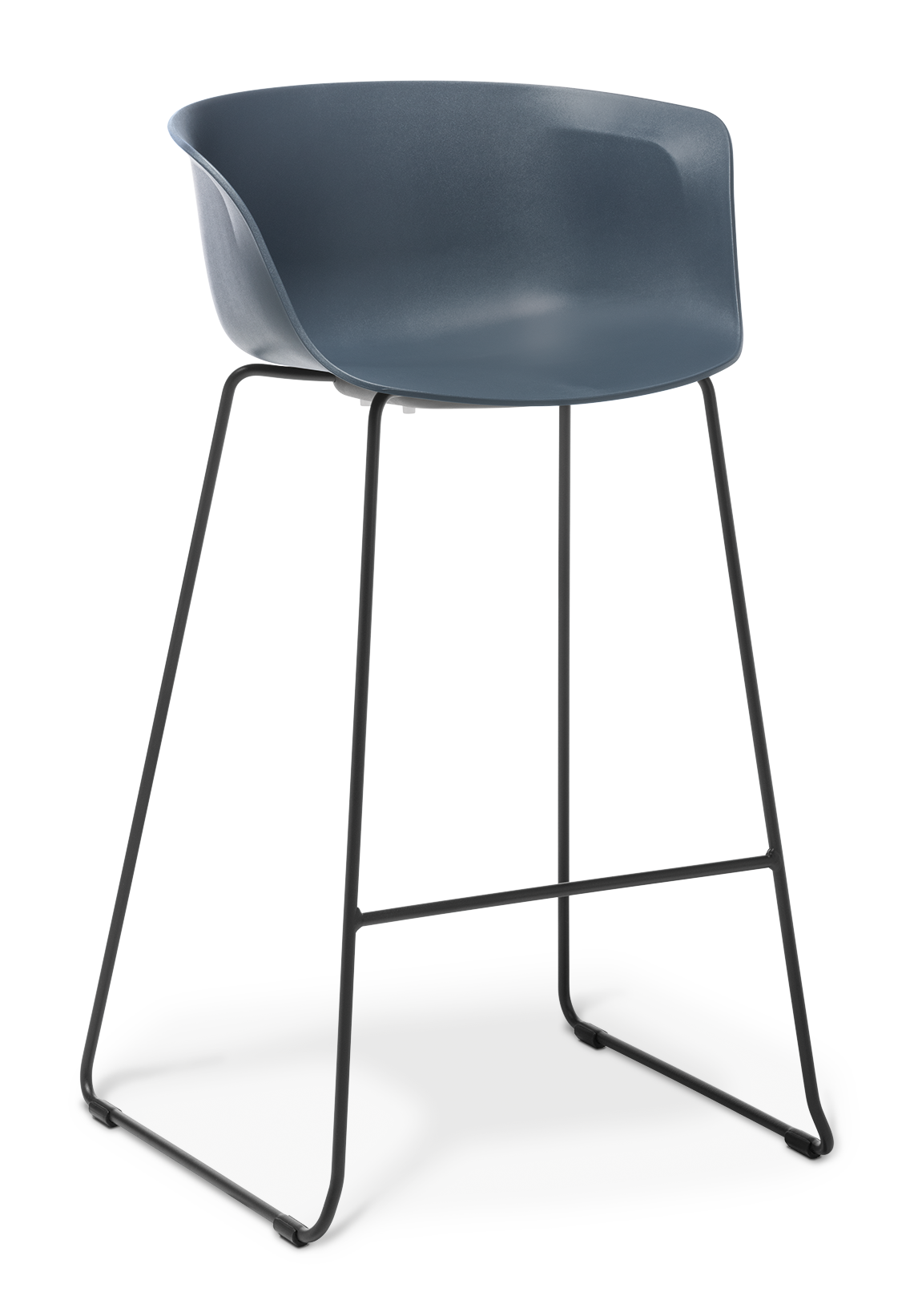 Loria Barstool Navy Black Frame