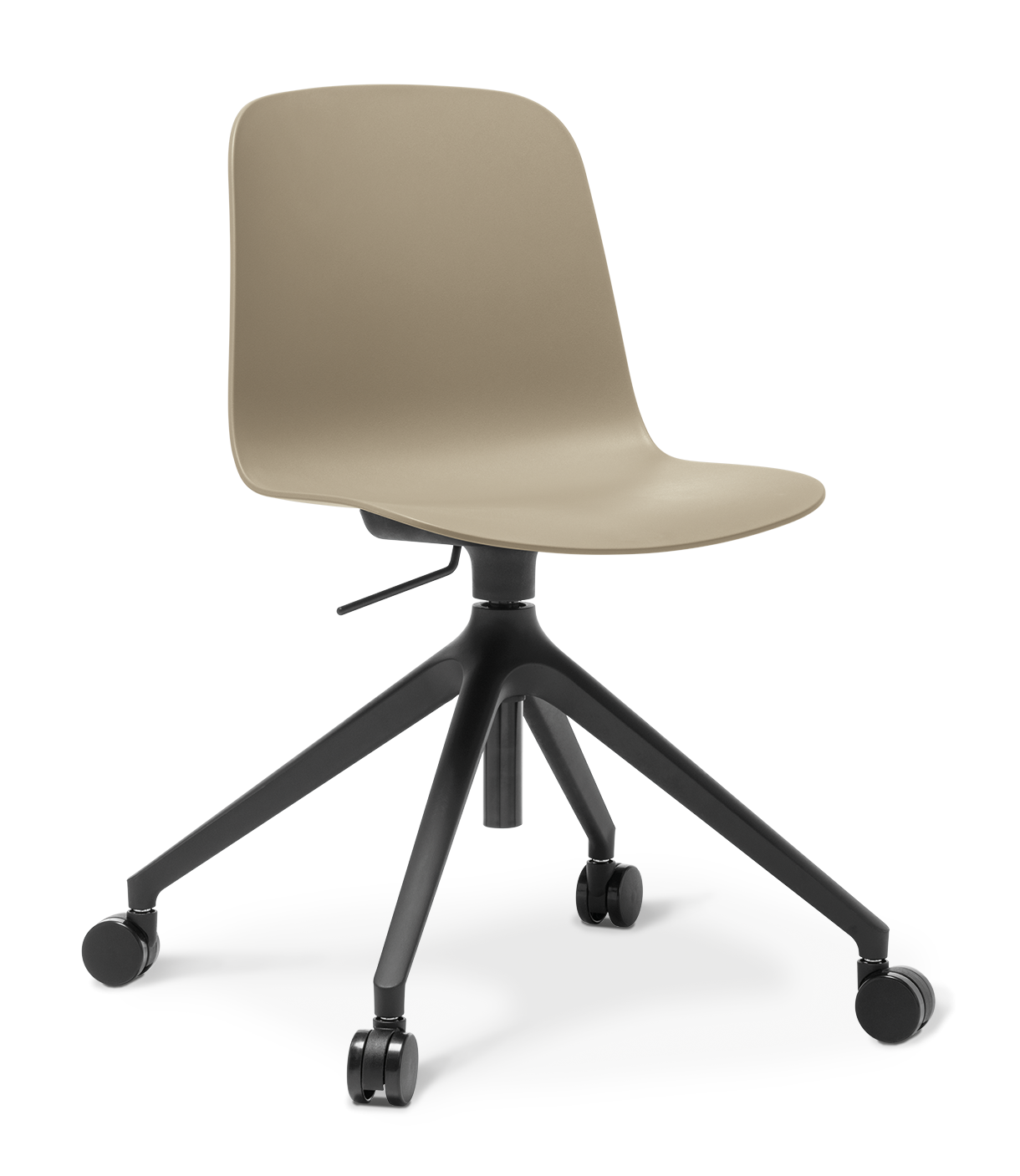 Loria Chair Swivel Castors Taupe