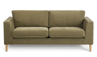 Mackenzie_2-Seater_Natural Timber Feet_Copeland Olive_Front-on