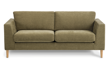 Mackenzie_2-Seater_Natural Timber Feet_Copeland Olive_Front-on