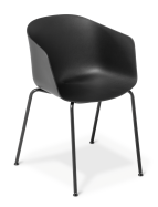 Max Tub_4-Leg Black_Black Frame