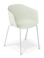 Max Tub_4-Leg_Pumice_White Frame