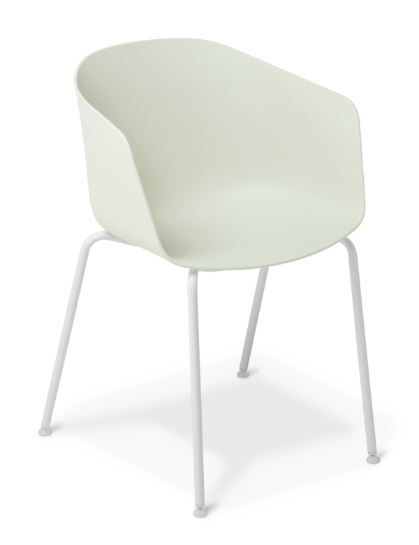 Max Tub4 leg Pumice White Frame