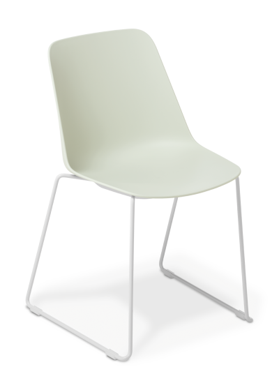 Max Sled Pumice White Frame