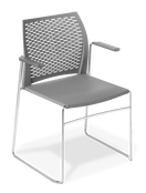Net_Chair_Grey_Arms_Chrome Frame