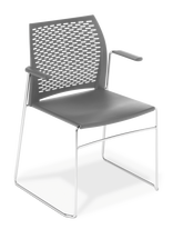 Net_Chair_Grey_Chrome Frame_Arms