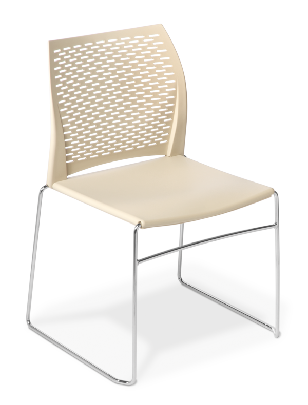 Net Chair Sand Chrome Frame