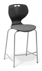 Omni_Kitchen Stool_Black_Seat Uph_Keylargo Ash