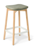 Orlo_Kitchen Stool_Natural Ash_seat uph_Pelle Sage