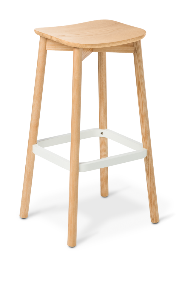 Orlo Bar Stool Natural Ash Frame