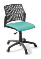 Punch_Swivel_Black_Seat Uph_Beachcomber Aqua