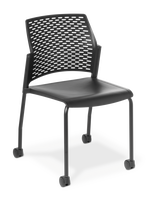 Punch_4-leg_Castors_Black_Black Frame