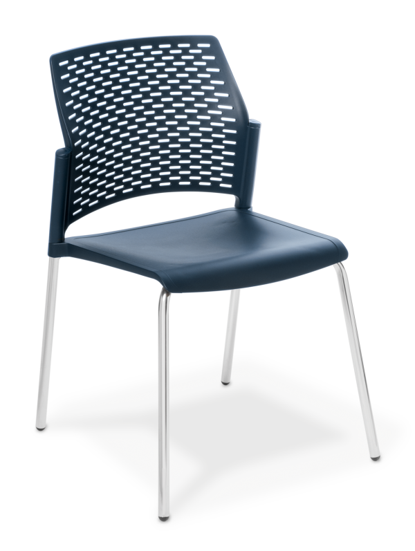 Punch4 leg Navy Chrome Frame