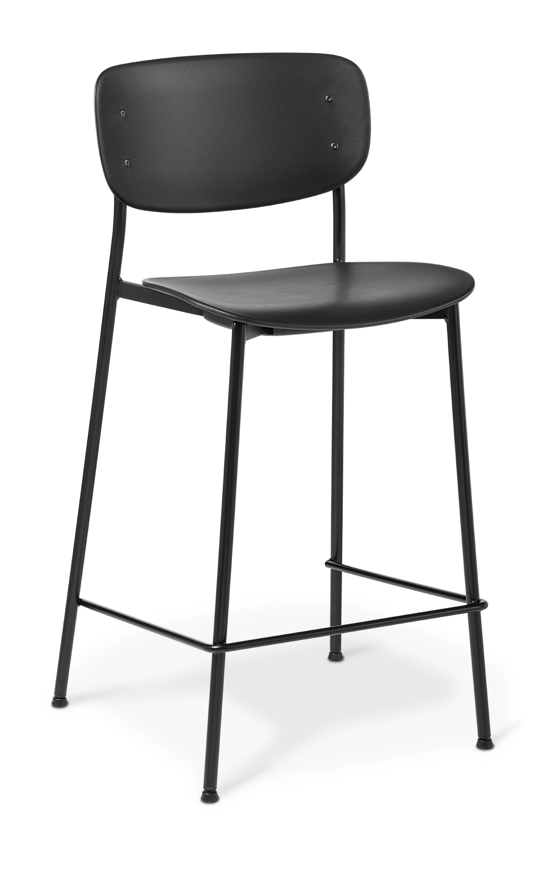 Quiz Kitchen Stool Black Propylene Black Frame