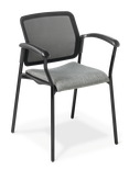 Report_4-Leg_Arms_Black Frame_Seat Uph_Keylargo Ash