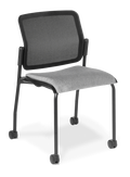 Report_4-Leg_Castors_Black Frame_Seat Uph_Keylargo Ash