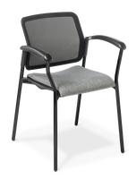 Report_4-Leg_Arms_Black Frame_Seat Uph_Keylargo Ash