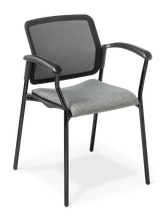 Report_4-Leg_Arms_Black Frame_Seat Uph_Keylargo Ash