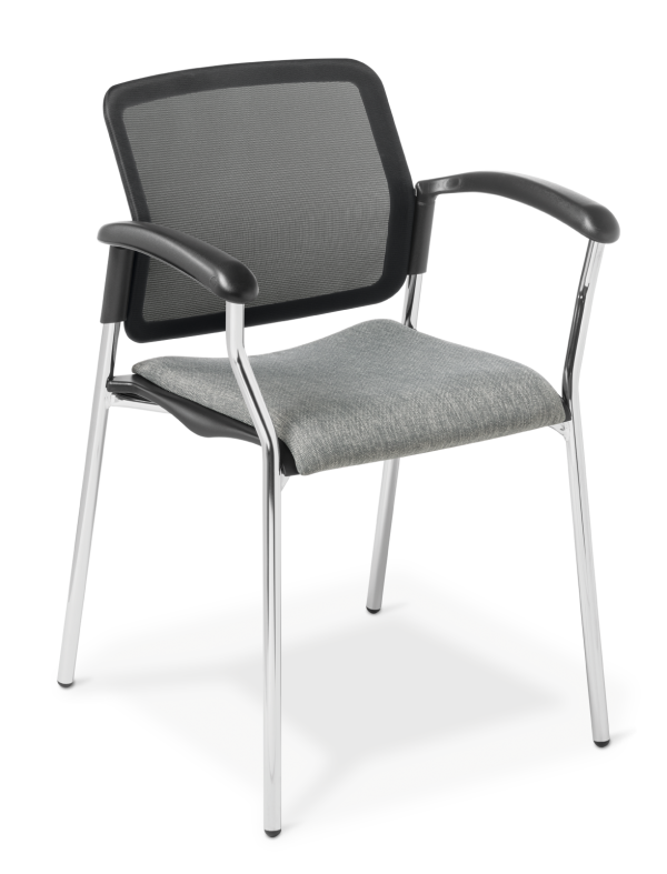 Report4 leg Arms Chrome Frame Seat Uph Keylargo Ash