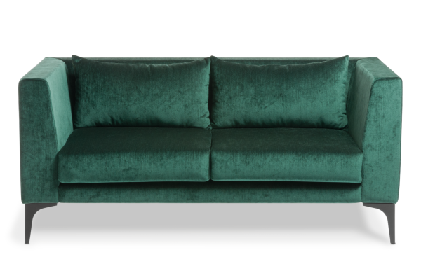 Romano2seater Cushions Black Feet Victory Pine
